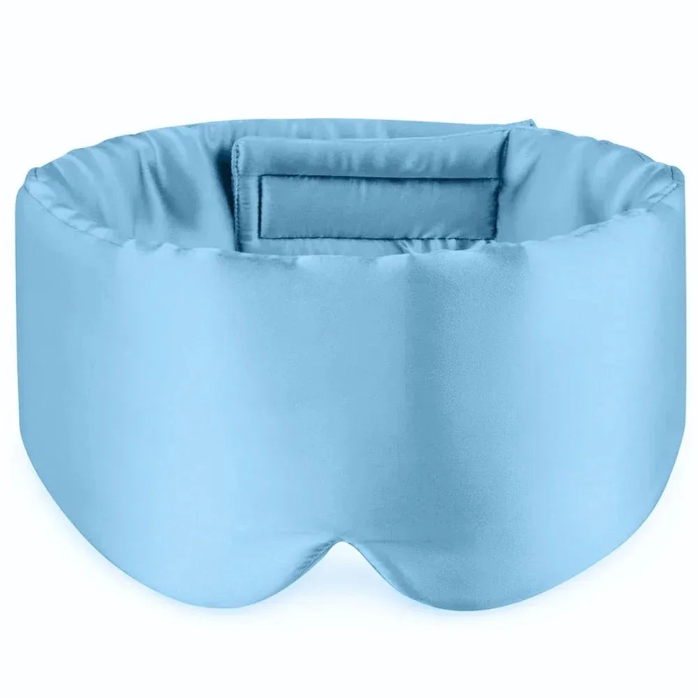 100% Mulberry Silk Sleeping Mask Eyepatch Blocking Light Eyemask Eyeshade for Travel & Nap Soft Padded Sleep Mask Slaapmasker