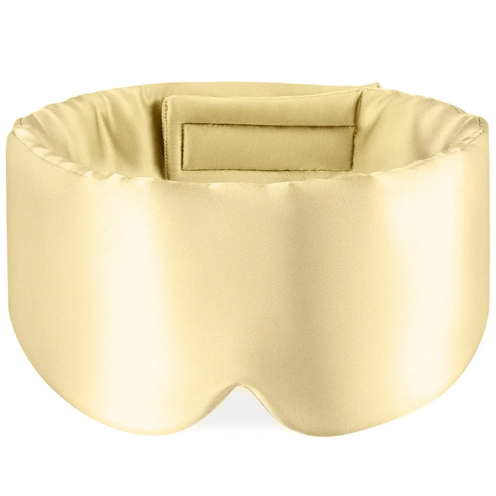 100% Mulberry Silk Sleeping Mask Eyepatch Blocking Light Eyemask Eyeshade for Travel & Nap Soft Padded Sleep Mask Slaapmasker