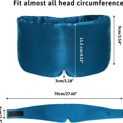 100% Mulberry Silk Sleeping Mask Eyepatch Blocking Light Eyemask Eyeshade for Travel & Nap Soft Padded Sleep Mask Slaapmasker