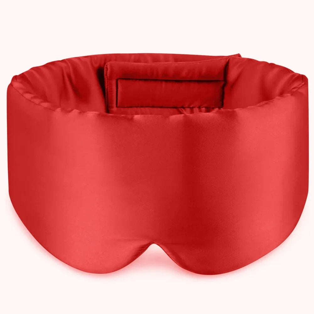 100% Mulberry Silk Sleeping Mask Eyepatch Blocking Light Eyemask Eyeshade for Travel & Nap Soft Padded Sleep Mask Slaapmasker